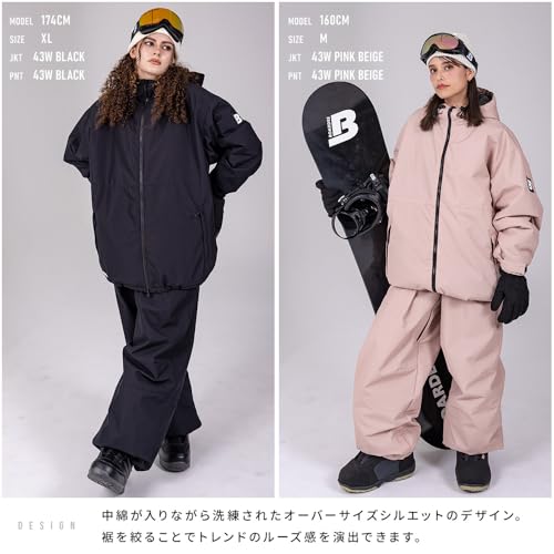 BOARDEE ゆうちゃみ スノボウェア BD25JFOT43W×BD25JFOB43W