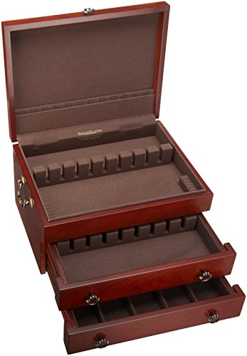 Reed And Barton 43M Bristol Grande Mahogany Flatware Chest #TOP2