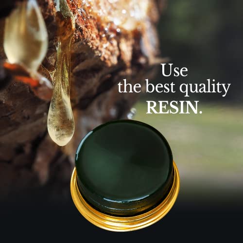 Mabsa Rosin Premium Grade Instrument Rosins For Violin, Viola, And Cello Bows - Excellent Grip - Natural Rosin For Musicians - Dark Green, Full Cake #TOP1