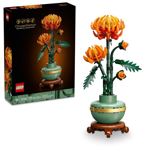 Photo 1 of LEGO Icons Chrysanthemum Flower Décor