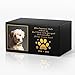 Bemaystar Personalized Pet Urns for Dogs Ashes - Custom Wooden Keepsake Urn Box with Photo for Pet Memorial Keepsake, Box Pet Cremation Urn, Sympathy Gift for a Pet Weight of Up to 15 Pound