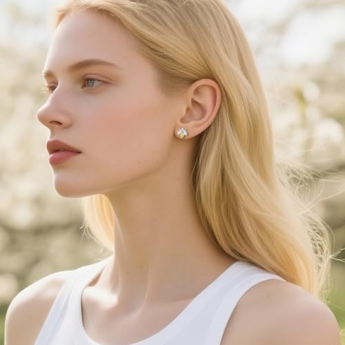 SLUYNZ Solid 925 Sterling Silver Bee Earrings Stud for Women Teens Crystal Bee Stud Earrings2