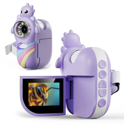 Image of Microscope for Kids, 2.0 Inch Digital Microscope with 1000X Magnification, Handheld Camera Mini Pocket Magnifying Glass, Educational Christmas Birthday Gifts Toys for Ages 3 - 12 year old, Purple