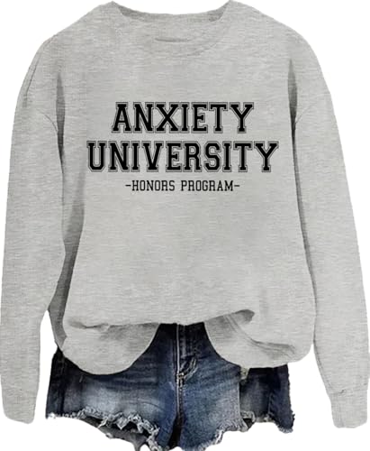 Anxiety University Honors Program Sweatshirt Anxiety Sweatshirt Anxiety University Sweatshirt For Women Men3