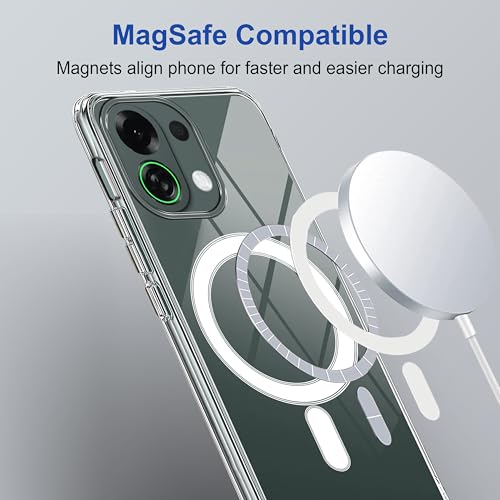 Image of Zapcase Back Case Cover for Oppo K13 Turbo 5G | Compatible for Oppo K13 Turbo 5G Back Cover | Compatible with MagSafe | Scratch-Resistant Back Cover | Clear