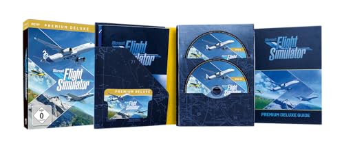 Microsoft Flight Simulator 2020 Premium Deluxe Edition (PC) – Simulateur de Vol Ultra-Réaliste MSFS 2020 – 37 000+ Aéroports, Météo en Temps Réel, Avions & Aéroports Exclusifs – Version Française