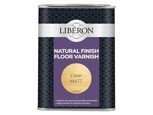 LIBERON Natural Floor Varnish 1L Clear MATT