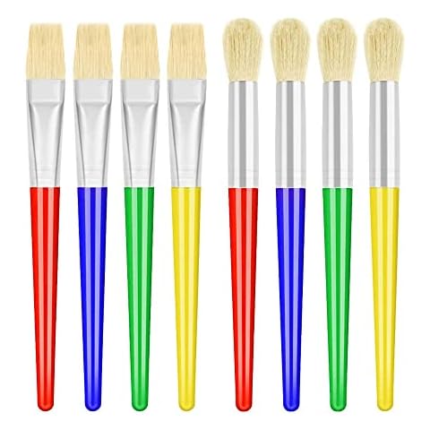 8-Piece Kids Paint Brushes Set Cover
