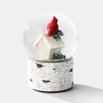 THINGS REMEMBERED Personalized Cardinal Musical Snow Globe