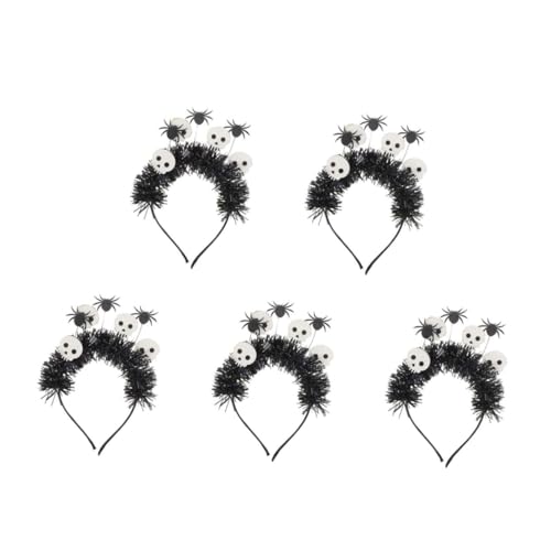Bandeau Halloween pour déguisement crâne et araignée accessoire cheveux cosplay de groupe
