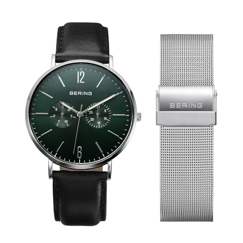 BERING 北欧デザイン レディース腕時計 替えストラップ付き