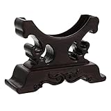 Wood Bracelet Display Holder Wooden Bangle Stand Women Bracelet Watches Jewelry Jade Bracelet Display Jewelry Shelf Rack for Home Store Brown Watch Display Rack
