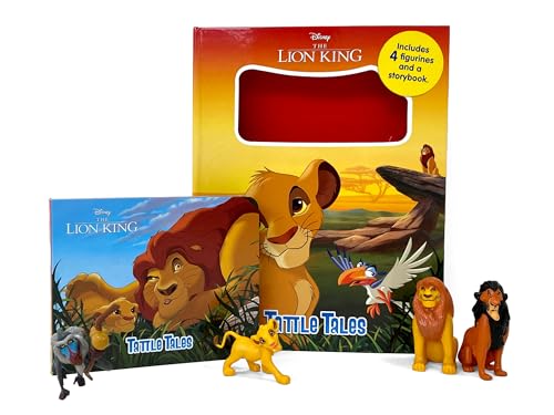 Disney Lion King Tattle Tales - Activity Books for kids, 12-page storybook, 4 figurines