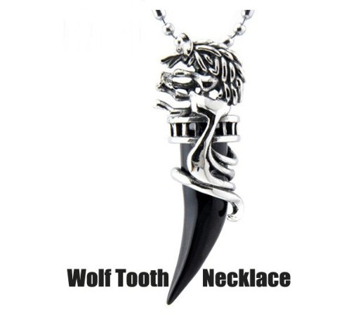Wolf Tooth Necklace Titanium Steel