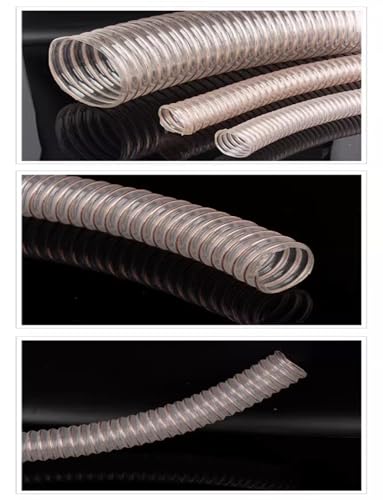 Tuyau flexible transparent polyuréthane PU pour évacuation 1,2mm - 7