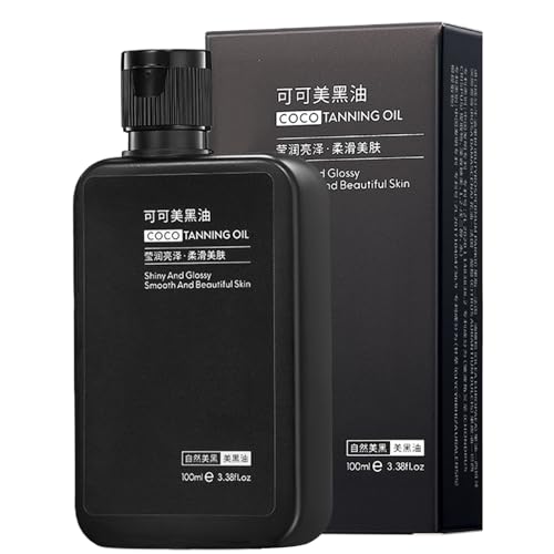 Aceite de bronceado rápido, sueros aceleradores de bronceado oscuro, aceite de bronceador del cuerpo, fórmula de absorción rápida, líquido intensificador hidratante, 100 ml, para exteriores, cara, cue