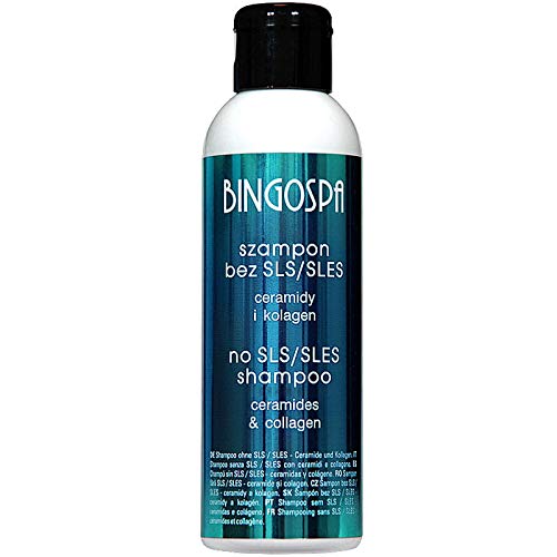BINGOSPA Shampoo without SLS/SLES for Sensitive Head Skin and Hair with Kolagen - 100 ml