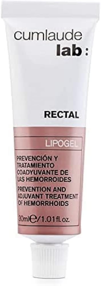 Cumlaude Lab Rectal - Lipogel Protector con Cánula Aplicadora para la Prevención y el Tratamiento Coadyuvante de las Hemorroides, Alivio de Dolor e Irritación con Glicerina y Vitamina E - 30 ml
