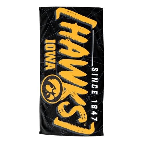 Northwest NCAA Iowa Hawkeyes Unisex-Youth Hooded Youth Beach Towel, 21" x 51", Facet by Northwest - Used condition - US$21.84