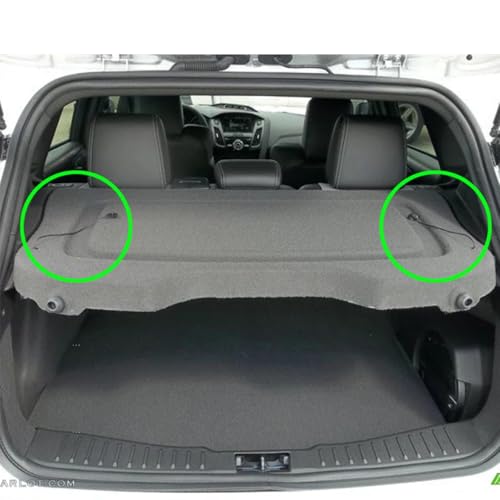 Sangles de hayon de coffre pour Focus Mk3 Hatchback 2012-2018 attache plage arrière - 3
