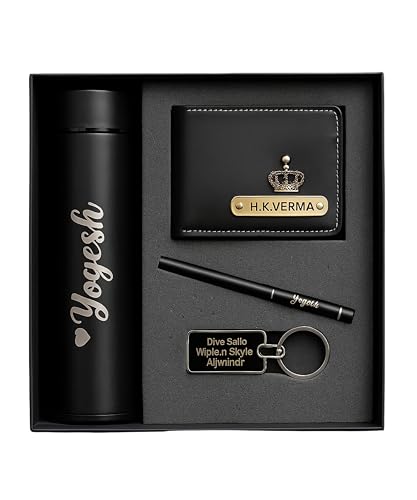 Dream Gift Glore Customized Gift Hamper Set with Engraved Wallet,...