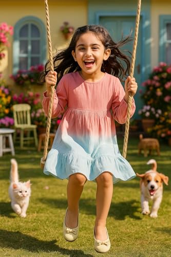 Maaesa pink rayon dress – image 7