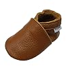 Mejale Baby Infant Toddler Shoes Slip-on Soft Sole Leather Moccasins Pre-Walkers