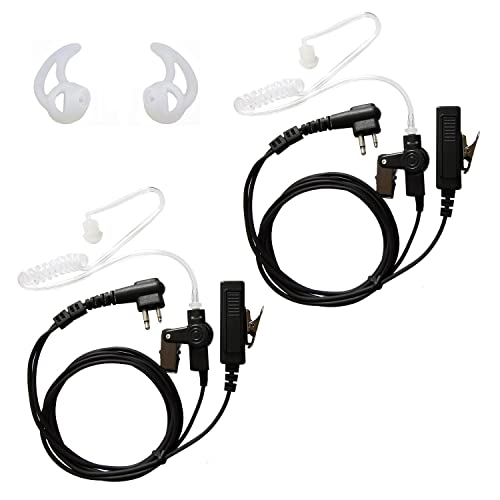 Écouteurs acoustiques à ailettes et micro pour talkie-walkie Motorola séries CP et GP