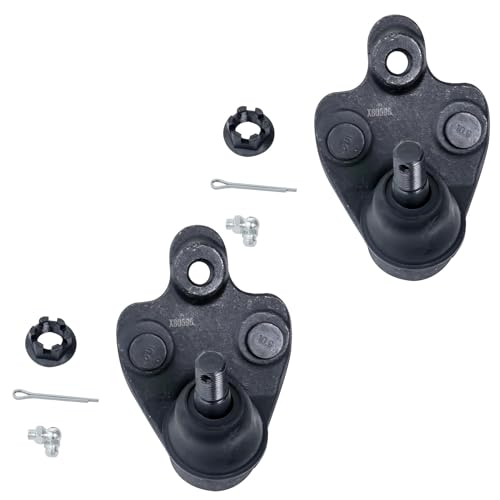 Image of Detroit Axle - 6pc Front End Control Arms Kit for 03-08 Pontiac Vibe Toyota Matrix, 2 Lower Control Arms 2 Lower Ball Joint 2 Outer Tie Rod Ends 2003 2004 2005 2006 2007 2008 Replacement