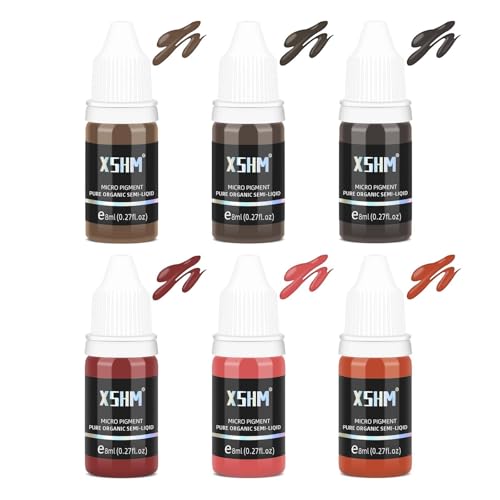 ATOMUS Micro-Blading Pigment 8ml 0.27fl.oz Eyebrow Lip Eyeliner Tattoo Natural Plant Ink