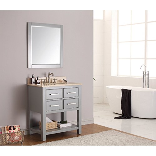 Avanity Brooks 30 In. Vanity In Chilled Gray Finish #TOP4