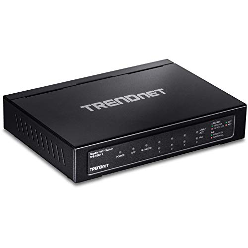 Switch PoE+ Gigabit TRENDnet TPE-TG611 rail SFP fibre commutateur réseau 6 ports