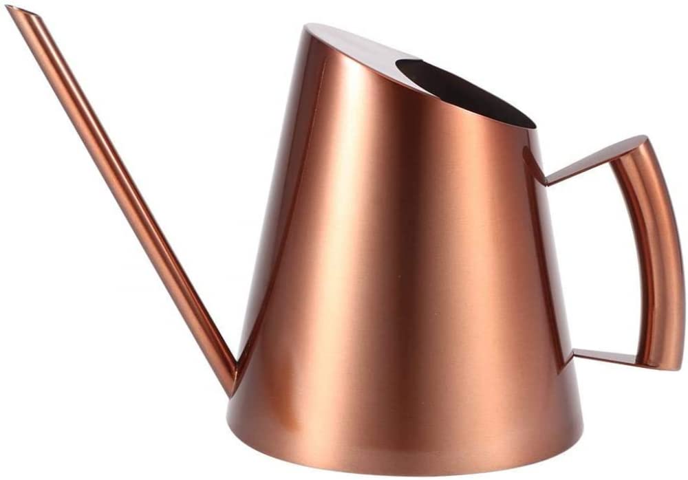 Konewka Konewka ze stali nierdzewnej, mini metalowa konewka do użytku wewnątrz i na zewnątrz z długą wylewką dla dzieci Kwiaty Bonsai Rośliny w ogrodzie Patio w biurze domowym (Color : 1500ml)