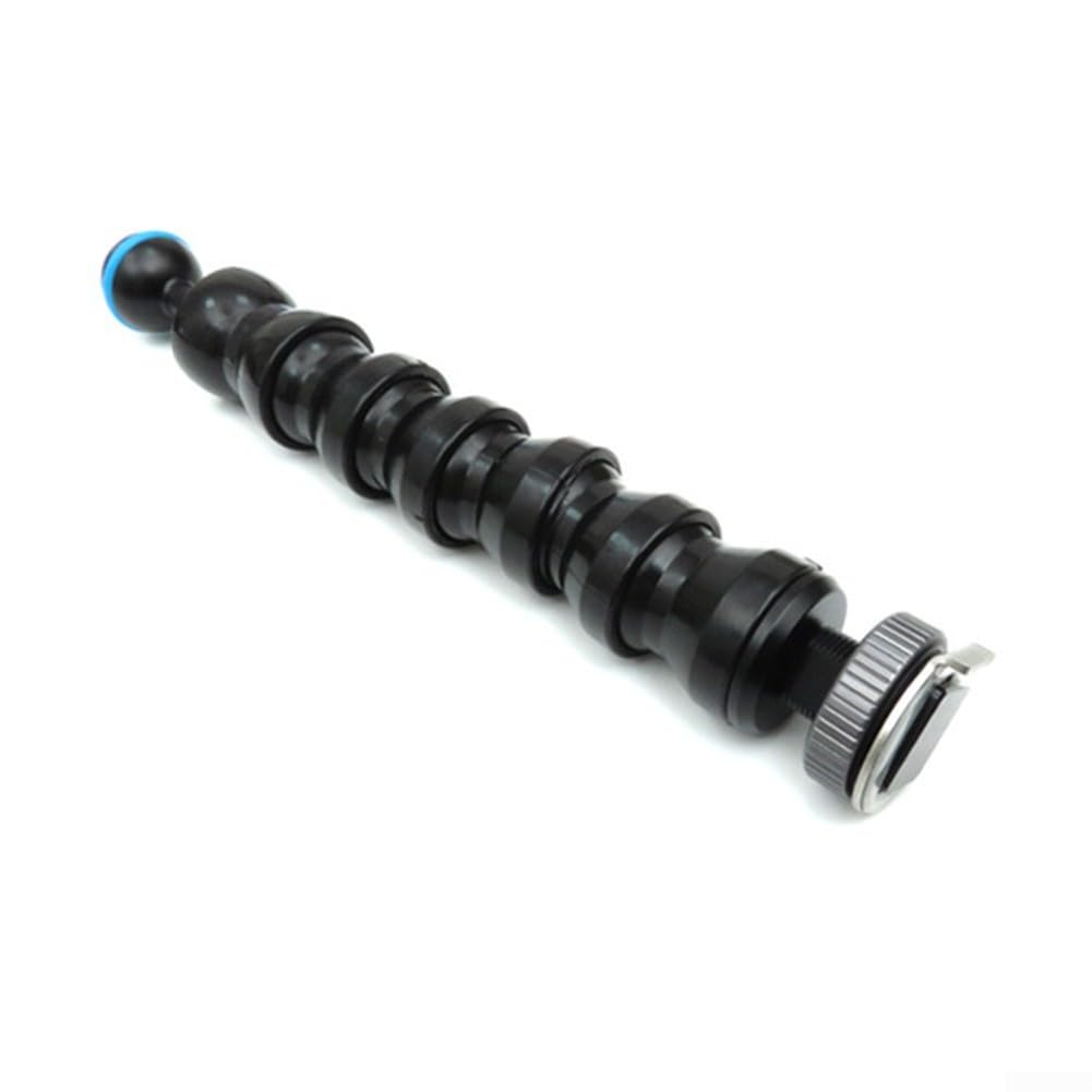 Brazo flexible de cámara subacuática de acero SS316 con zapata para fotografía marina