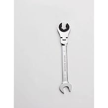 FLZOSPER 18mm Metric Flex-Head Gear Wrench, Ratcheting Fix Combination Spanner