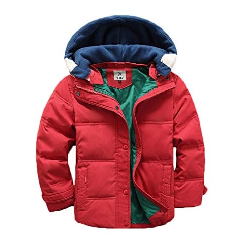 Kids Winter Latest Thicken Hooded Jacket Warm Quilted Coat Casual Outdoor Cool Cute for Boys Girls Autumn Spring Cover