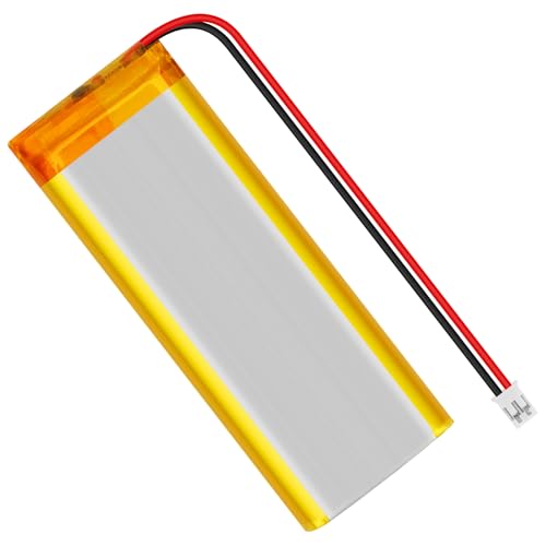 MakerHawk 3.7V 3800mAh LiPo Battery Rechargeable 1S 3C 113386 Lithium Polymer Battery with Dual Battery Protection Board, Micro JST 2.0 Plug for IoT PDA Camera GPS Smart Development(1 Pack)