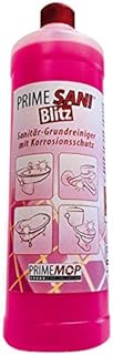 Prime Profi Sanitärreiniger (1 Liter Rosenduft) – Effektive Reinigung für Privat und Industrie – Entfernt Kalk, Fett, Rost & Schmutz – Badreiniger extra stark