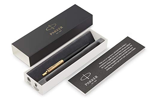 Parker Jotter Premium Bond Street Black GT Ballpoint Pen, Gift Box