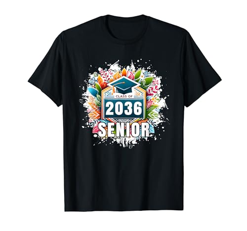 Class of 2036 Graduation School Vintage Senior 2036 T-Shirt