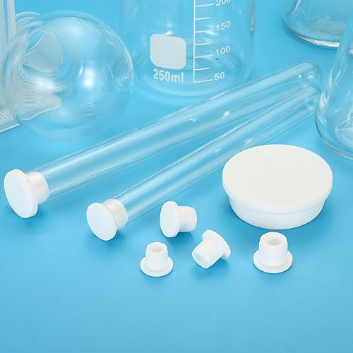 MECCANIXITY Silicone Rubber Solid Plug Soft Flexible Stopper for 5.5-6mm Hole White 15 Pieces by MECCANIXITY - Image 5