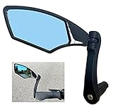 Hafny 2021 NEW Bar End Bike Mirror, HD Automotive Grade Glass Lens, Shatterproof, Adjustable Cycle...