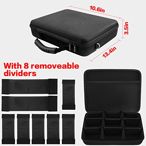 Large Football Card Game Case Storage Holder For 2500+ Cards, Fits For Main Card For C. A. H, Baseball Basketball Sport Card Box For Pm Tcg, For Tmg,And More Card Games-(Bag Only)(Black) #TOP4