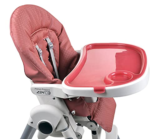 Cadeira de Refeição Burigotto Prima Pappa Zero 3 Amora, Rosa