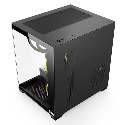 PC Gamer Skill Aquarium, Intel Core I5 12400F, 16GB 3200MHz, Geforce RTX 4060 8GB, SSD 1TB M.2, Font