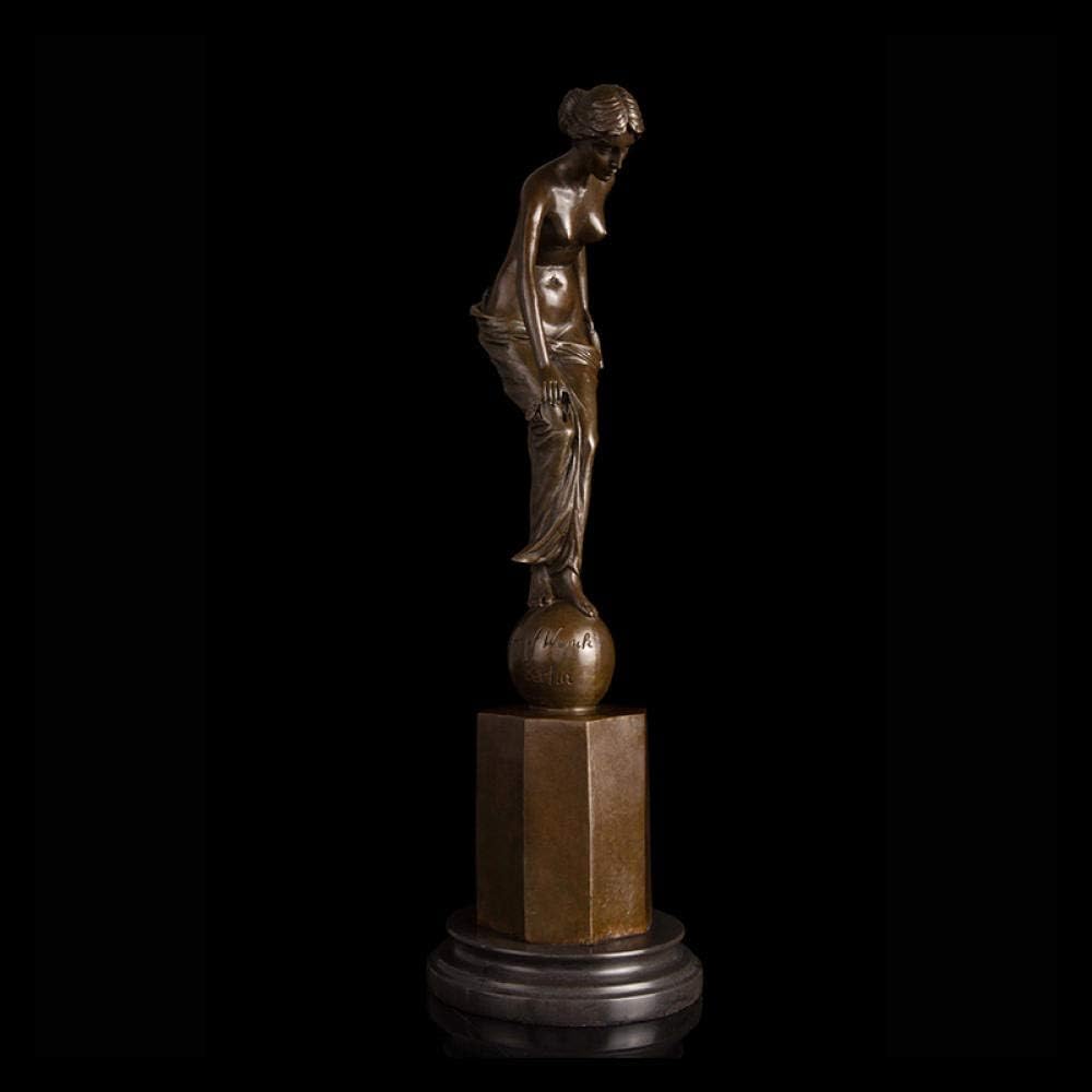 Sculpture Appreciation Bust Statue Hotel Lobby Decoration Bronze Woman Sculpture