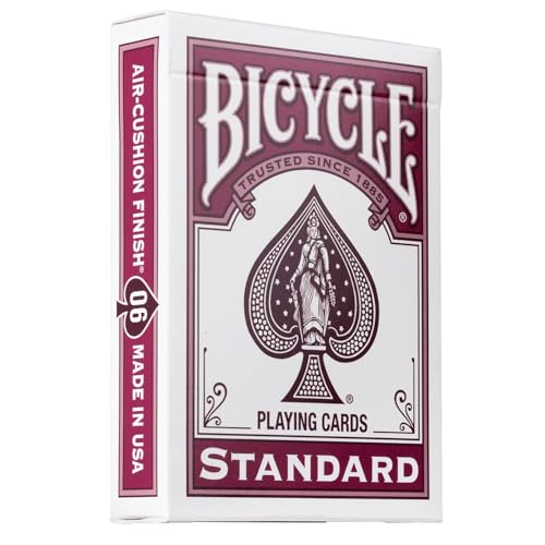 Bicycle Color Series #6 Burgundy Playing Cards Poker Size Standard Index