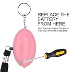 KOSIN Safe Sound Personal Alarm, 8 Pack 140DB Personal Security Alarm Keychain with LED Lights, Emergency Safety Alarm for Women, Men, Children, Elderly - Image 5