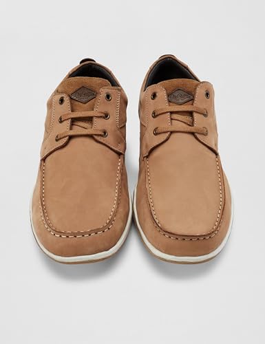 Image of Lee Cooper Men's LC6075A Leather Casual Shoes Olive 44