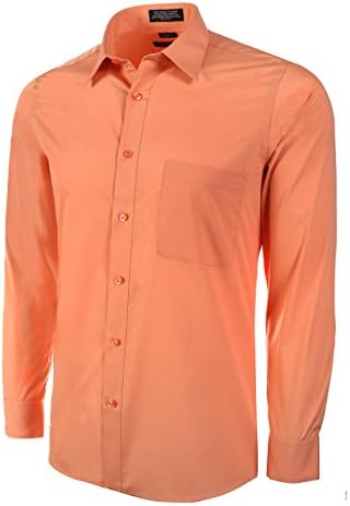 Marquis Slim Fit Dress Shirt - Apricot 